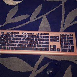 Wireless keyboard and mouse